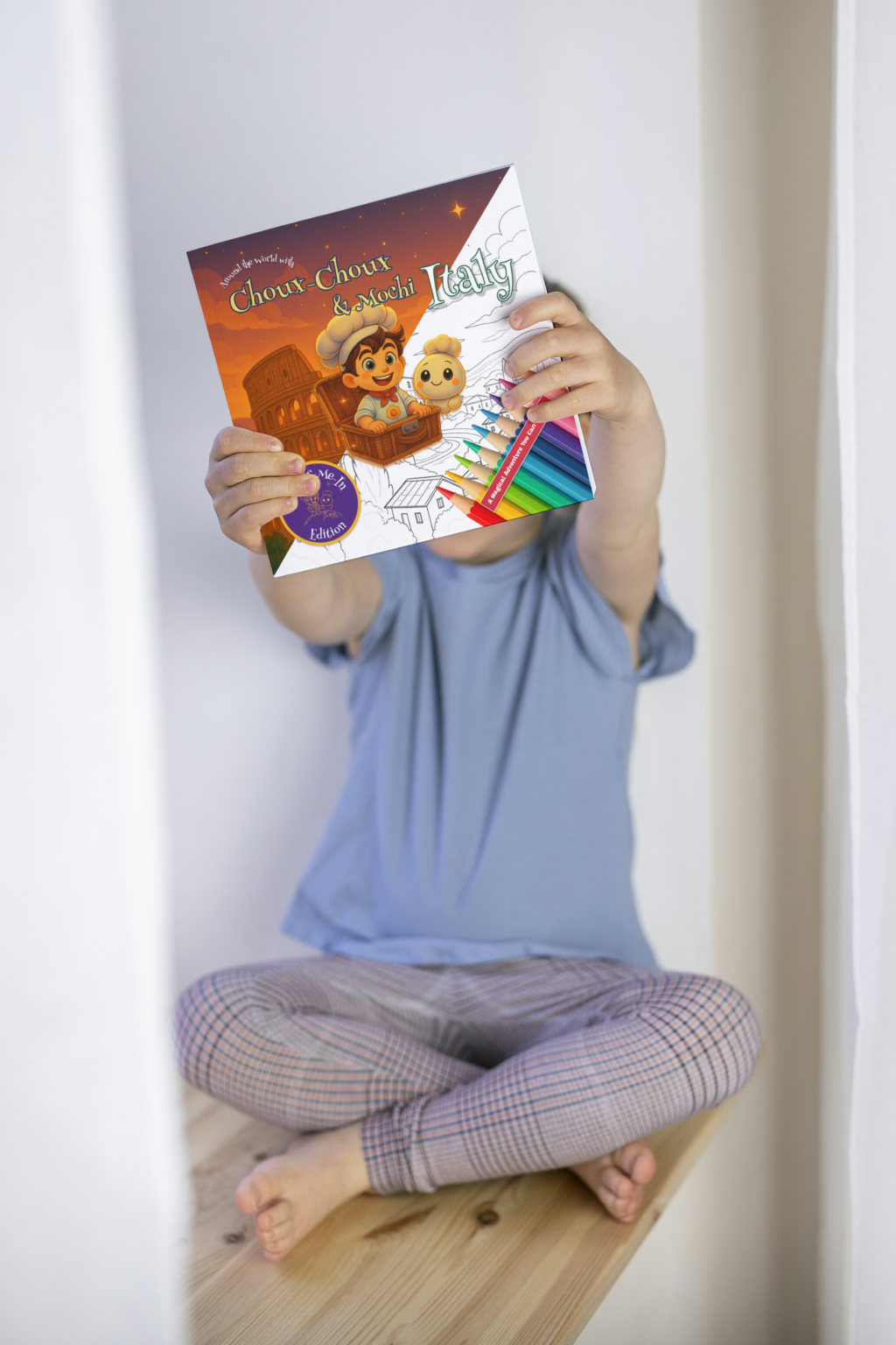 Around the World with Choux-Choux: Italy: Colour-Me-In Edition