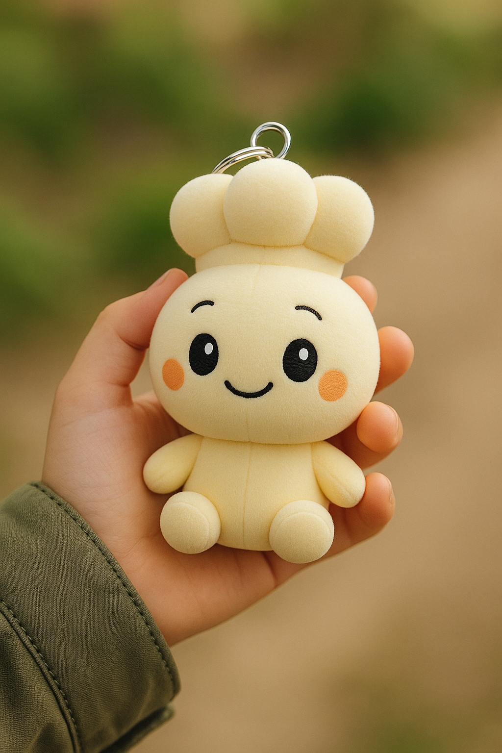 Soft Plush Toy - Keyring - Mochi