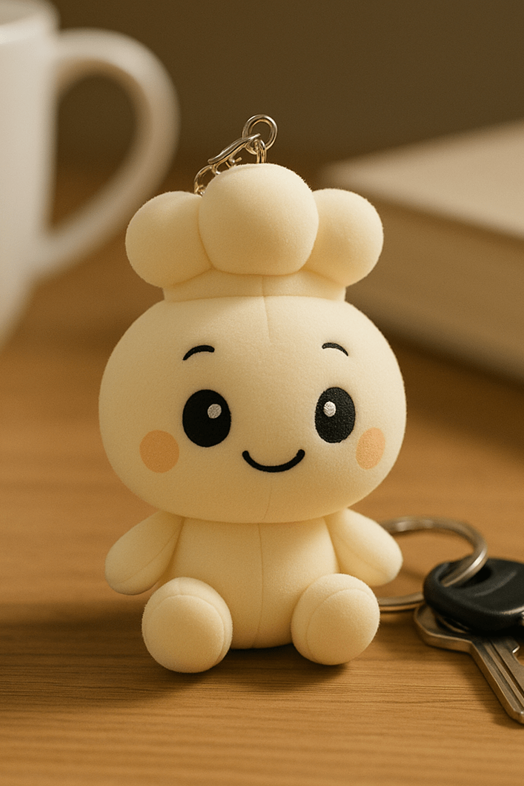 Soft Plush Toy - Keyring - Mochi - Around the World with Choux - Choux & Mochi